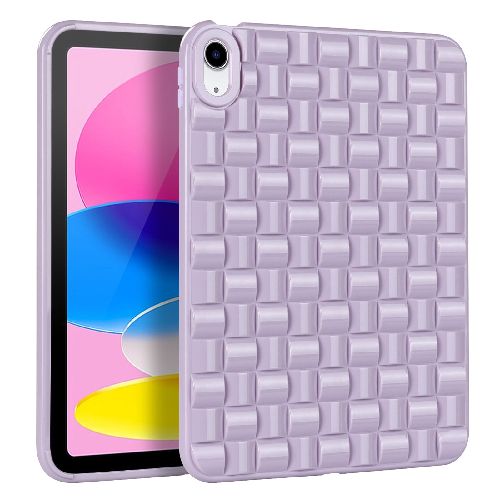 For iPad 10.9 (2022) Ice Cube Design Flexible TPU Tablet Case Anti-drop Back Cover For iPad 10.9 (2022) Ice Cube Design Flexible TPU Tablet Case Anti-drop Back Cover